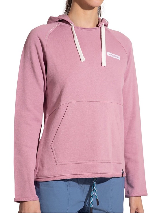 La Sportiva Tops - La Sportiva Organic Cotton Telendos Hoodie Pink Size XL Climbing Outdoors